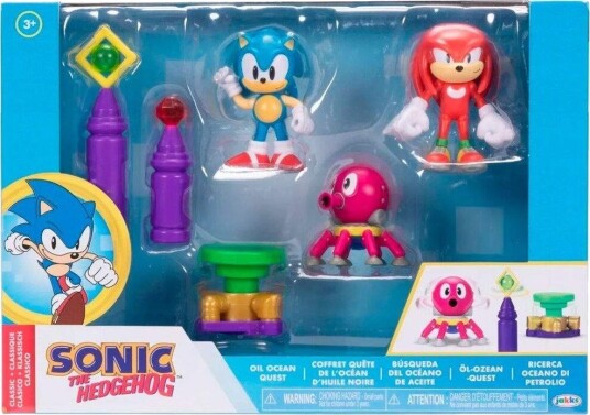 Northix Sonic the Hedgehog Ocean Figur 6 cm