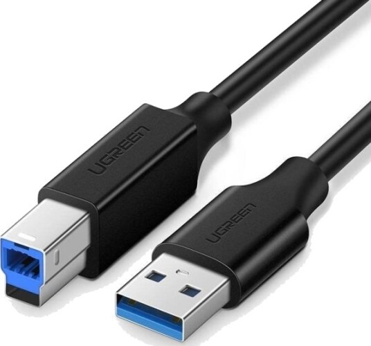 Ugreen Us210 Usb 3.0 A B Kabel Til Skriver 1 M Svart