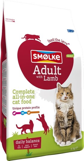 Smolke Tørrfôr Adult Smølke Med Lam 4 kg