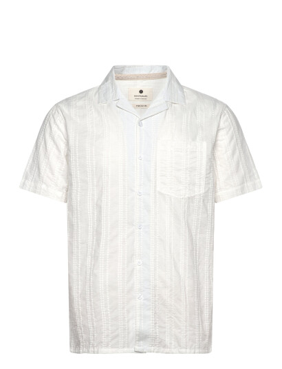 Anerkjendt Akleon Emb S/S Shirt - White - M