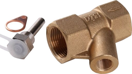 T-stykke inkl. fl. l 60mm rp 3/4" muffe T-stykke inkl. fl. l 60mm rp 3/4" muffe