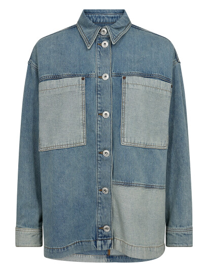 MOS MOSH Mmlydia Block Shirt - Blue - XS