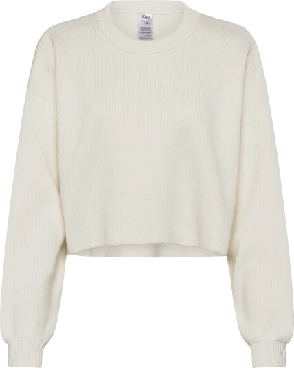 ICANIWILL | Soft Knit Oversized Cropped Crewneck | L