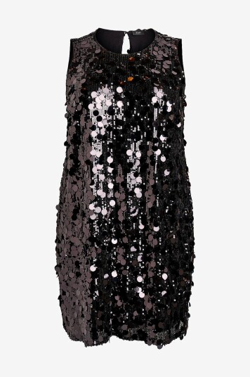 Zizzi Kjole mDina S/L Svart