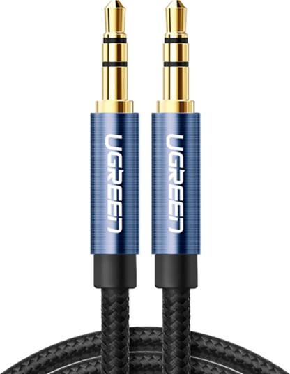 Ugreen 3,5 mm AUX Hann-til-Hann Kabel 1 m Blå Ugreen 3,5 mm AUX Hann-til-Hann Kabel 1 m Blå