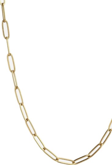 Timi of Sweden Eira Link Chain Necklace Stainless Steel GOLD One Size 38 cm