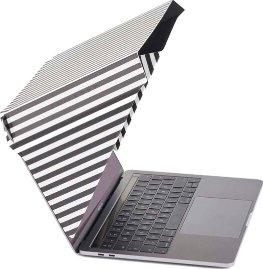 Philbert Laptop SLIM Personvernhette med solskjerm 12-14" Stripet