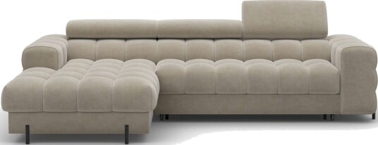 Hjørnesofa Eltap Felro 285x181x93 cm Aura 18 Beige Venstre