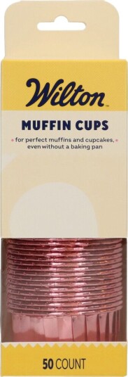 Wilton Muffinsformer Nut Cups Metallic Rosegull