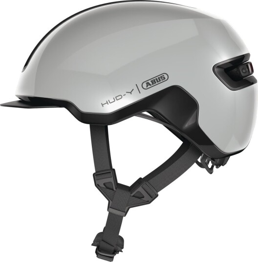 ABUS HUD Y sykkelhjelm LED Race Grey