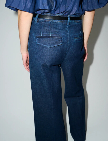 Tomorrow Trw-Ellen French Pant Wash Andong - Blue - 26 x 32
