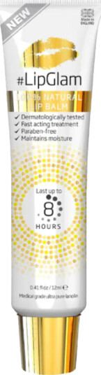 LipGlam  Leppe Balsam Lanolin Honning