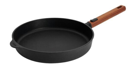 Woll ECO Logic QXR stekepanne 28 cm avtagbart trehåndtak Woll ECO Logic QXR stekepanne 28 cm avtagbart trehåndtak