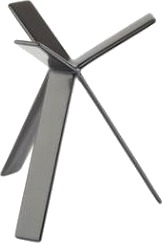 Buffetstander Star 18 Cm Gummibelagt Metal Sort,Stk
