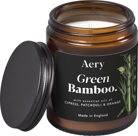 Aery Living Green Bamboo Jar Candle 140 g