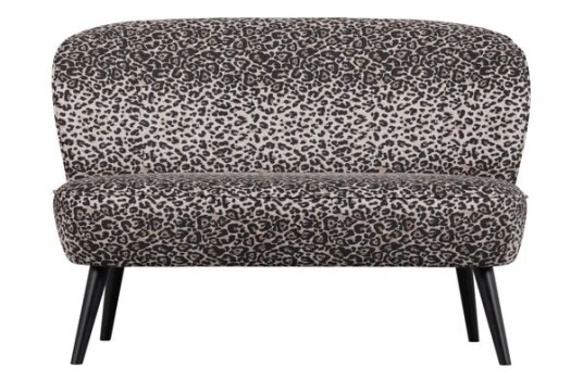 Woood Megan 2-pers. Sofa m. Panther Print Unoliving 1732342-02-0 1732343-01-0