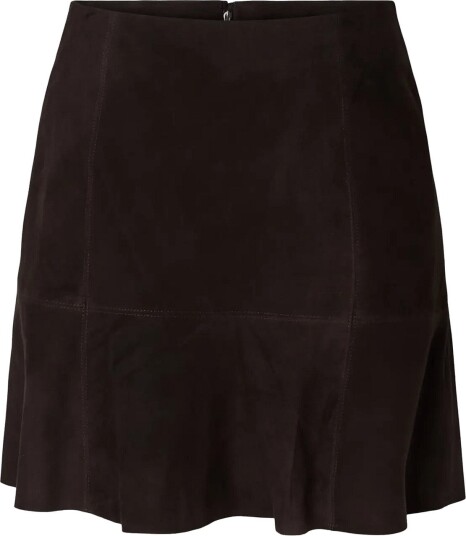 YAS Yascolly Hw Suede Skirt   Brown   36