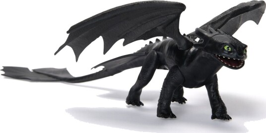 Dragons Figur Tannløs med Bevegelige Vinger - Lekefigur fra «Dragons»