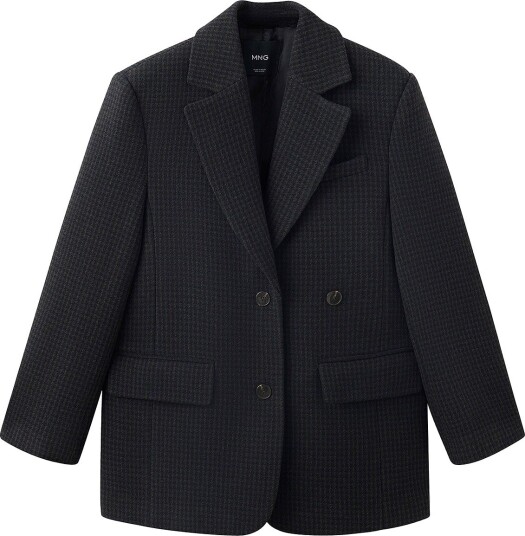 Mango Blazer Shibu Blå - Elegant Damejakke