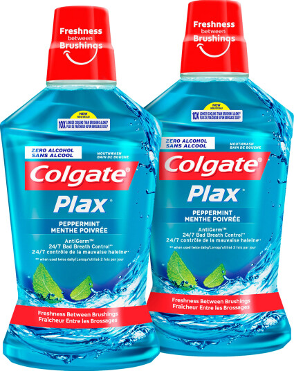 COLGATE Munnvann 2 x 500 ml Plax Cool Mint