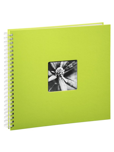 Hama "Fine Art" Spiral Album 36 x 32 cm 50 White Pages kiwi