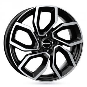 MAK Apollo Black Machined Face 6,5x16 5/110 ET35 B65 MAK Apollo Black Machined Face 6,5x16 5/110 ET35 B65
