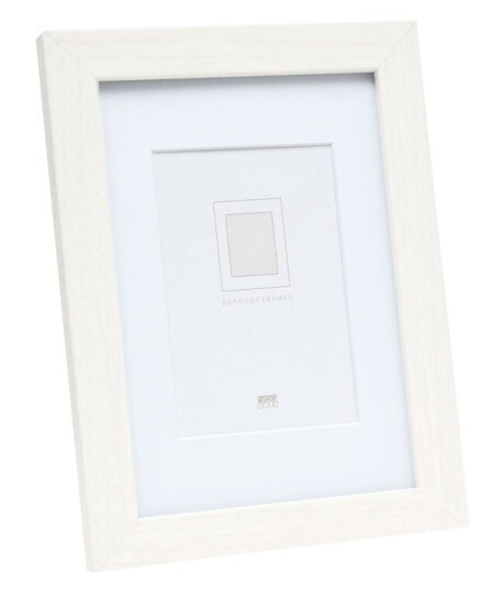 Deknudt S66kf1 P1 Mdf Glass Tre Hvit Enkel Bilderamme Bord Vegg 30 X 40 Cm Rektangulær