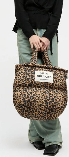 Mads Nørgaard Light Ripstop Pillow Aop Bag - Brown - ONE SIZE