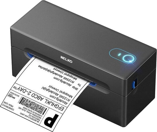 Nelko PL70E Termisk etikettprinter 203 dpi 150 mm/sek Bluetooth Svart