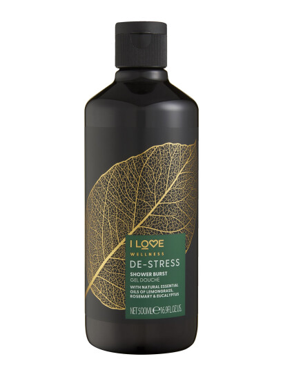 I LOVE I Love Wellness Shower Burst Destress Ecualyptus & Cedarwood 500Ml - Nude - 500 ml