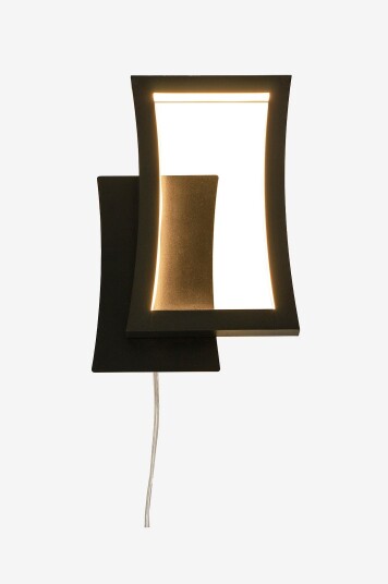 Aneta Lighting   Vegglampe Staccato   Svart