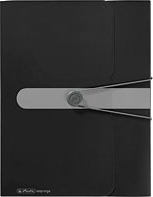 Herlitz 11206117 A4 Polypropylen Pp Sort 4 Cm 1 Stykker
