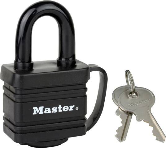 Master Lock Hengelås 7804Eurt (Sikkerhetsklasse 5) 40 mm Svart