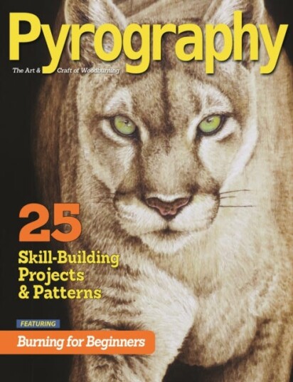 Pyrography (Bookazine) 25 SkillBuilding Projects & Patterns featuring Burning for Beginners