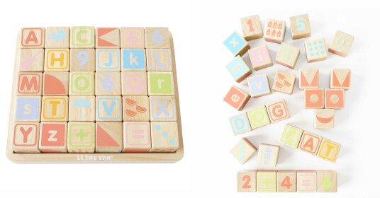 Le Toy Van Petilou ABC Wooden Blocks LPL101 Le Toy Van Petilou ABC Wooden Blocks LPL101