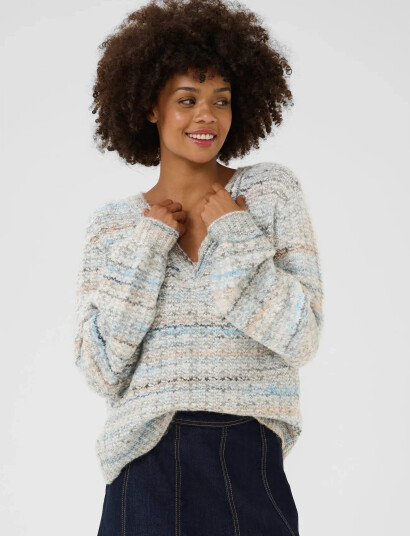 Culture Cumarble Pullover - Grey - L Culture Cumarble Pullover - Grey - L