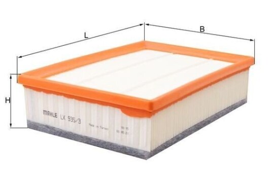 Luftfilter KNECHT LX 935/3 Luftfilter KNECHT LX 935/3