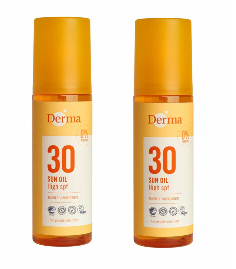Derma Sun Oil SPF 30 150 ml x 2 Derma Sun Oil SPF 30 150 ml x 2