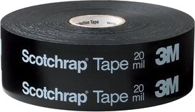 3M 7000057485, 1 Stykker, Sort, Pvc, 30,48 M, 101,6 Mm