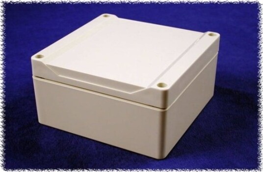 Hammond Electronics 1555NGY 120 × 120 × 60 mm ABS Grå Kabinett