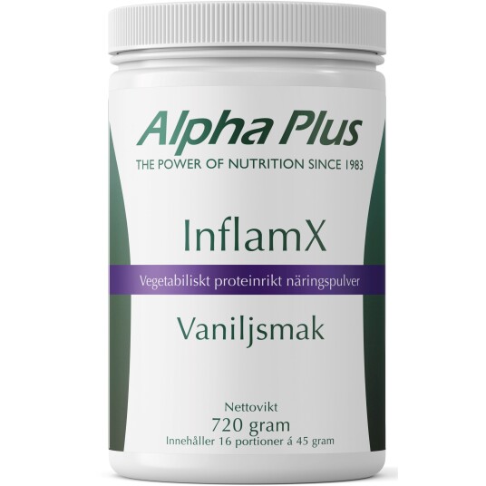 Alpha Plus InflamX Vaniljsmak 720 g Alpha Plus InflamX Vaniljsmak 720 g
