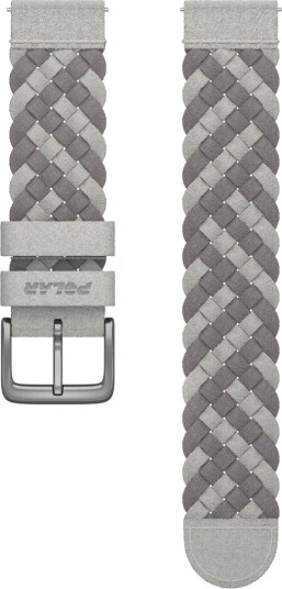 POLAR LÆRARMBÅND 20 MM M ALCANTARA GREIGE
