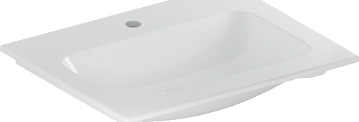 GEBERIT servant 600x480x130mm hh midt med topp porselen hvit