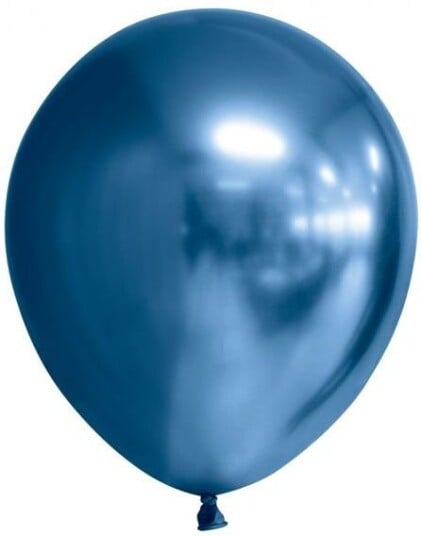10 stk 30 cm Blå Glossy Mirror Ballonger