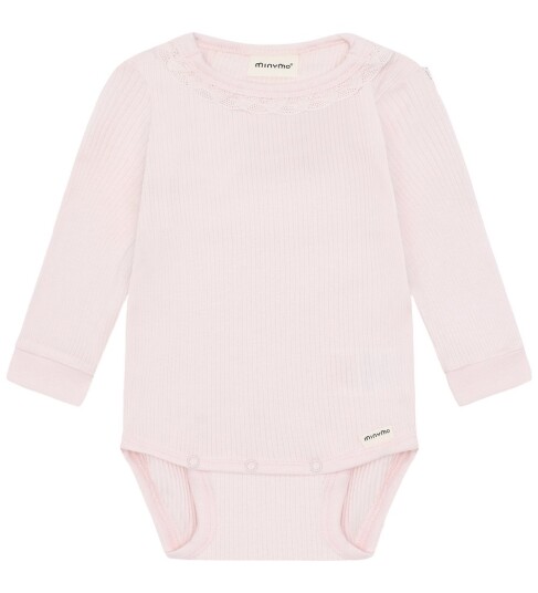 Minymo Body Ls Rib Pink 74 Minymo Body Ls Rib Pink 74