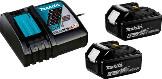 Makita Batteripakke Energy (2x BL1860B + 1x DC18RC Lader)