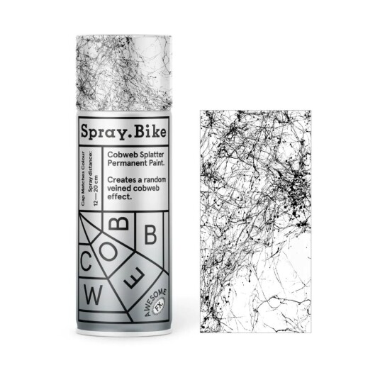 Spray.Bike spraymaling 400 ml Awesome FX Cobweb svart Spray.Bike spraymaling 400 ml Awesome FX Cobweb svart