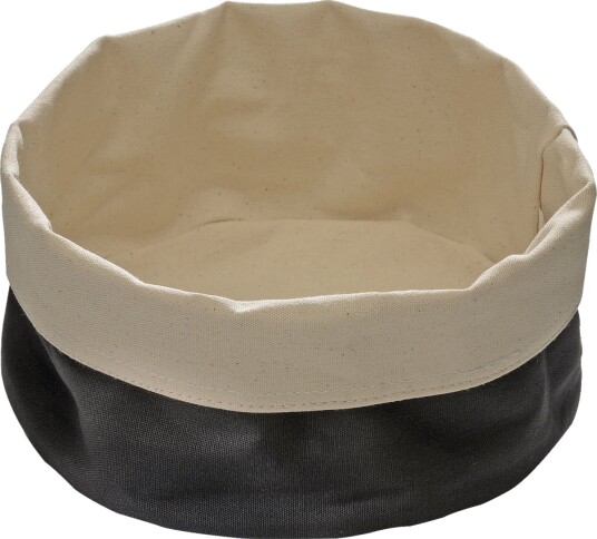 APS Brødpose 100 % bomull; 17x8 cm ØxH; Svart; Rund