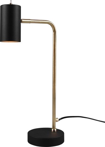 Trio Lighting Marley bordlampe GU10 matt messing/matt svart - Messing/Matt svart