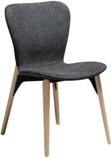 Paragon Dan Form spisestuestoler bouclé svart.